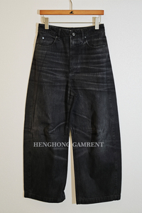 Jean <span class=keywords><strong>baggy</strong></span> taille haute pour <span class=keywords><strong>femme</strong></span>, coupe vintage noire délavée, pantalon en denim à jambe large, pantalon en denim personnalisé pour <span class=keywords><strong>femme</strong></span> - Product Image 5