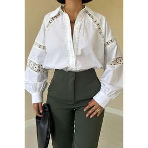 กางเกงขายาวทรงสลิมฟิตสีกากีสำหรับผู้หญิง ขายส่งเสื้อผ้าแฟชั่น - Product Image 2