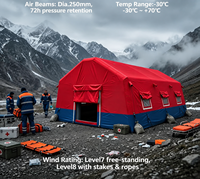 inflable impermeable de despliegue rápido para emergencias y rescate destinada a albergues de emergencia y hospitales de campaña