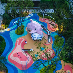 Berletyex aire de jeux extérieure jardin moderne dinosaures grand animal escalade enfant ensemble de jeu en acier inoxydable aire de jeux extérieure <span class=keywords><strong>toboggan</strong></span> - Product Image 6