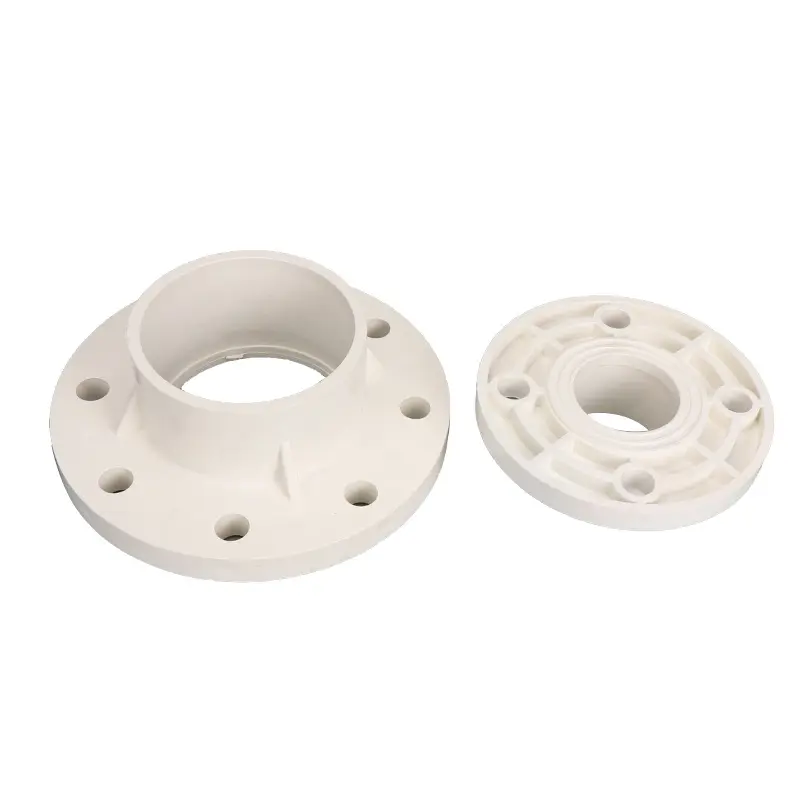 Bride antidérapante PN16, 1/2 "/3" en PVC, pleine Face, compatible avec le ciment