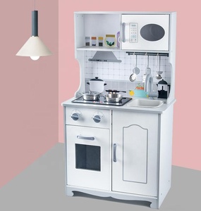 Chino fábrica nuevo blanco europeo <span class=keywords><strong>de</strong></span> <span class=keywords><strong>madera</strong></span> cocina conjunto <span class=keywords><strong>de</strong></span> juguete para los niños y las <span class=keywords><strong>niñas</strong></span> - Product Image 3