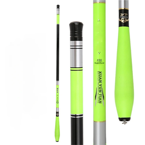 Cannes à pêche télescopiques en carbone de 3,6 m et 4,5 m, action rapide, cannes à pêche à la main pour la pêche au leurre, poisson-chat, saumon et bar - Product Image 5