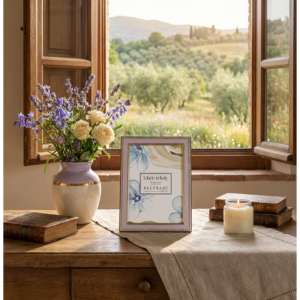 Beltrami Photo <b>Frame</b> 4x6 Inch Silver Plated <b>Gold</b> Beaded Edge Metal <b>Frame</b> - Product Image 2