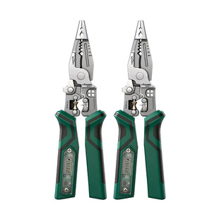 Pince multifonctionnelle Tuosen pour électricien, testeur de tension numérique, dénudeur de fils, pince à sertir, coupe-fil 263271 en acier au carbone - Product Image 5