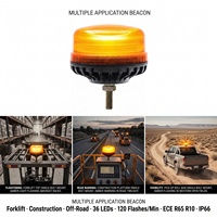 Feux de signalisation LED étanches IP66 ECE R65 R10 SAE, couleur ambre, pour la sécurité, autres accessoires d'éclairage automobile à des fins d'avertissement