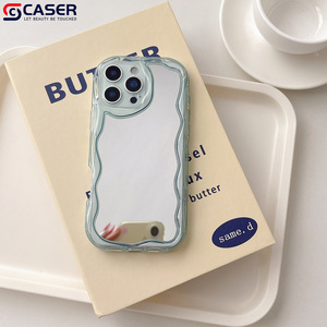 Funda para Teléfono Móvil con Líneas Cremosas de Alta Transparencia, Superficie de Espejo con Ondas Grandes y Orificio Preciso para la Cámara, para <span class=keywords><strong>iPhone</strong></span> 12-17 - Product Image 5
