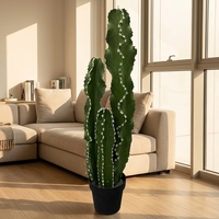 Plantes de cactus artificielles de grande taille, faux cactus pour la décoration moderne de la maison, aménagement de bureau et décoration extérieure