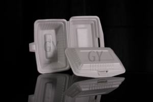 Caja de comida Contenedores de espuma para llevar Cajas de espuma de un solo uso Contenedores de comida Contenedores de espuma para almuerzo Contenedores de espuma para llevar Fiambrera - Product Image 3