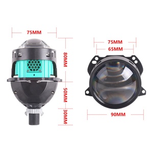 Sanvi 3.0 Inch K2 90w 5500k New Model Super Brightness Universal Auto Bi Led Projector Lens Car Headlight Bulbs - Product Image 5
