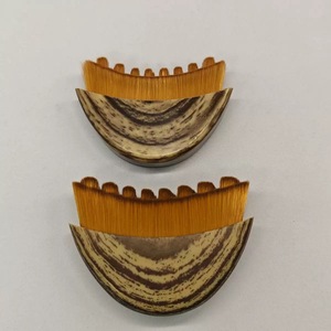 Spazzola per il Viso con Logo Stampato, Setole Sintetiche, Manico in Plastica, per Drenaggio Linfatico, Contorno Occhi, Cura del <span class=keywords><strong>Collo</strong></span>, Massaggiatore per Barba e Trucco - Product Image 4