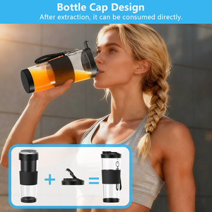 Factory Wholesale Portable Juicer Blender BPA Free Battery Type-C Rechargeable Battery Powered Travel Blender for Outdoor OEM - Product Image 3