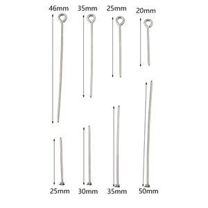 Stainless Steel Jewelry <b>Pins</b> T-Needles And Plain Needles For Diy Jewelry Making Accessories Pendants Bracelets Necklaces - Product Image 2