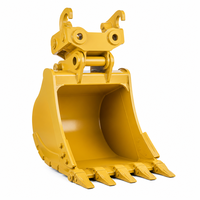 Bucket Excavator Tambang Tahan Lama dengan Pelat Anti Aus yang Diperkuat, Bucket Batu Tugas Berat untuk Semua Excavator