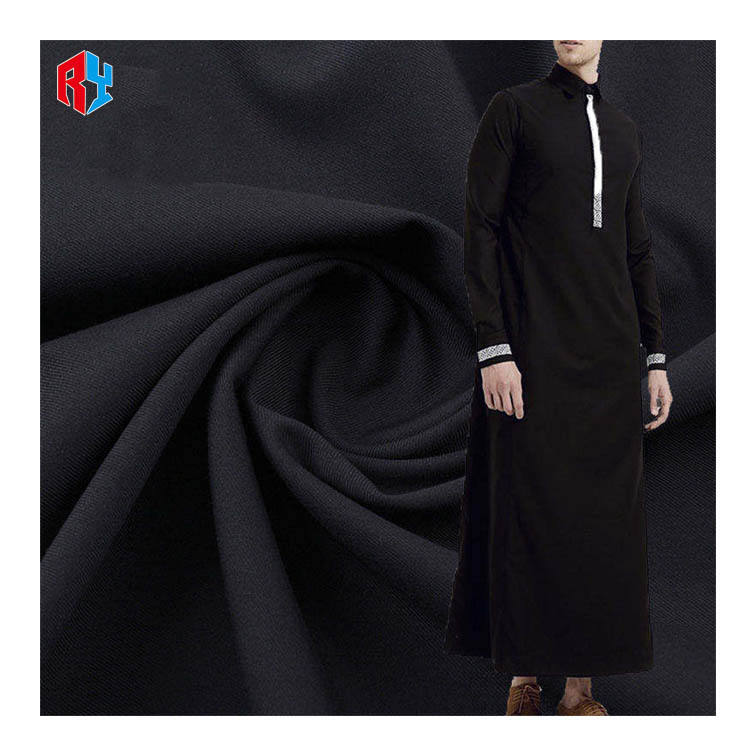 Tela de sarga de rayón 80% poliéster 20%, traje árabe