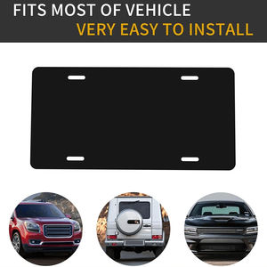 Groothandel Aanpasbare Decoratieve Kentekenplaat Mat/Glanzende Kleur Waterdicht Met Gepersonaliseerde Logo Blanco Kentekenplaat - Product Image 5