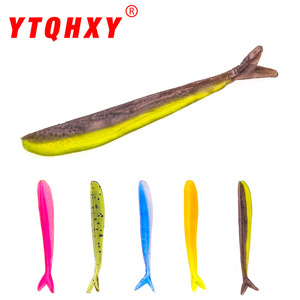 Kfs Soft Bait Forktail 60mm 12g pour la pêche au bar en eau douce et en eau salée, leurre de pêche en eau moyenne, couleur aléatoire - Product Image 2