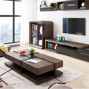 Bán Hot Lift Up Đồ Nội Thất Phòng Khách Hiện Đại Walnut Bàn Cà Phê Gỗ Lưu Trữ Thiết Kế Bàn Trà - Product Image 3