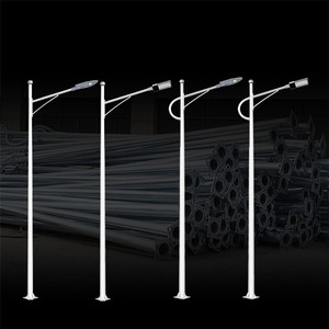 Poste de Iluminación Público Galvanizado de Alta Calidad, Moderno y Decorativo, de 6 Metros y 8 Secciones, para Entrada de Vehículos - Product Image 1