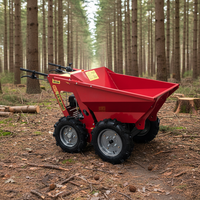 MD250 Honda Benzinmotor Mini-Dumper 128kg Leichtgewichtiger Landwirtschafts-Radlader mit Hocheffizienter Entladefunktion