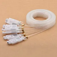 1Set Filter Peredam Garis Tabung Tinta 6 Warna dengan Oring Mur Sekrup untuk Printer UV Epson XP600 TX800