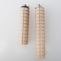 Perchoir en bois naturel écologique givré pour perroquet, plateforme de repose-pieds, jouet à mâcher pour aiguiser les griffes, accessoire pour cage à oiseaux