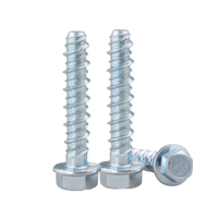 Carbon Steel Self-Tapping Concrete Screws M6-M12 Hex Flange Anchor Bolts Expansion Fasteners for Construction