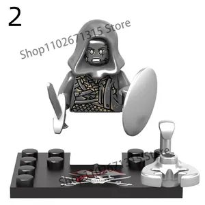 Pirates <span class=keywords><strong>des</strong></span> <span class=keywords><strong>Caraïbes</strong></span> Jack Sparrow Figurines de film classiques Accessoires de tête Blocs de construction Jouet de construction en plastique 14 ans et plus - Product Image 3