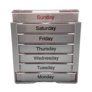 Caja de almacenamiento de pastillas multifuncional, portátil, mensual, nueva, gran oferta