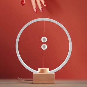 <span class=keywords><strong>Heng</strong></span> — lampe de bureau intelligente moderne en bois, avec pièces de <span class=keywords><strong>Balance</strong></span> magnétique, éclairage décoratif, pour la Table de chevet - Product Image 2