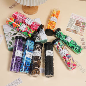 แถบยาง<span class=keywords><strong>รัด</strong></span><span class=keywords><strong>ผม</strong></span>หลากสีสำหรับเด็กสายรัด<span class=keywords><strong>ผม</strong></span>แบบไร้รอยต่อหลากสีสำหรับเด็กๆไม่ลื่นหลุดหรือไม่หลุด - Product Image 2