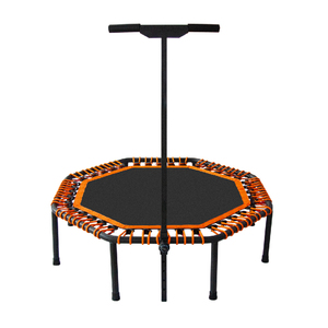 Mini trampoline d'intérieur pour la maison, équipement d'exercice et de fitness, fabricant de trampoline avec poignée en T pour adultes près de chez moi - Product Image 2