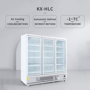 ตู้แช่แข็งอุณหภูมิเดียวตู้โชว์โชว์สินค้าระบายความร้อนด้วยอากาศอุปกรณ์ทำความเย็นประตูกระจก - Product Image 3