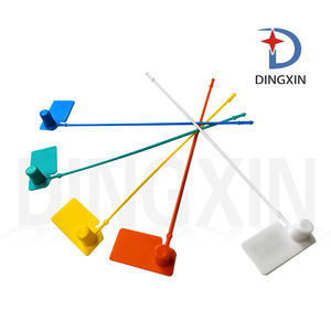 ขนาดเล็กขนาดทิ้ง pp พลาสติกซีลฉลากคืนป้องกันการงัดแงะเสื้อผ้ารองเท้า<span class=keywords><strong>เสื้อ</strong></span>ยืดแขวนป้ายซีล - Product Image 6