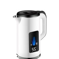 Bouilloire Électrique Intelligente Mini Moderne 220V à Ébullition Rapide en Acier Inoxydable avec Contrôle de Température pour Usage Domestique