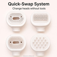 Aspirateur de toilettage pour animaux avec fonction souffleur et peigne, idéal pour le nettoyage à domicile et en voiture des chats et chiens à poils longs, prend en charge l'emballage personnalisé