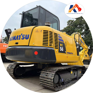 Excavatrice sur chenilles d'occasion PC55, Komatsu PC56-7 d'occasion de qualité supérieure, 5,3 tonnes, hydraulique, qualité d'origine, 36,5 kW, godet de 0,23 m³, 5,6 tonnes - Product Image 1