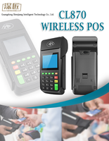 Terminal POS AF70 Inalámbrico Compatible con 2G/3G/4G/Wifi, con Soporte para Pago con Tarjeta Deslizante, Pago por Contacto (NFC) y Pagos con Código QR