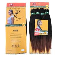 Vente en gros usine – Extensions de cheveux synthétiques texturées de qualité, marque privée, 4X cheveux à tresser pré-étirés, vente en gros de cheveux à tresser Ez