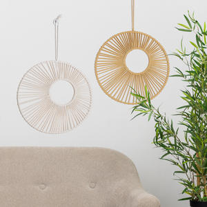 Tapisserie faite à la main Boho Home Decor Items Art Circle Macrame Wall Hanging Dream Catcher Outdoor Decoration - Product Image 4