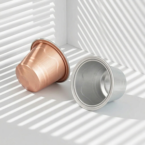 Capsule <span class=keywords><strong>de</strong></span> café expresso compatible Or <span class=keywords><strong>B</strong></span> Filter Vertuo Seal Martello Sticker Line Express Refill 150 en aluminium jetable pour le thé - Product Image 1