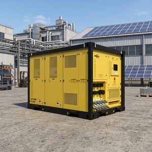 ระบบจ่ายไฟสำรองสำหรับงานก่อสร้าง ระบบผลิตไฟฟ้าจากพลังงานแสงอาทิตย์ แบตเตอรี่ลิเธียมแบบกำหนดเองได้ ระบบไฮบริดกริด ระบบจัดเก็บพลังงาน LFP ระบบป้องกันฝุ่นละอองและน้ำ IP54 - Product Image 1