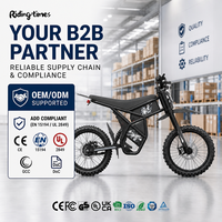 Vélo électrique tout-terrain EU Warehouse Riingtimes GT73, pneus larges, batterie amovible 48V, 3 vitesses, pour adulte, e-MTB
