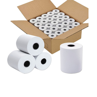Rouleau de papier thermique blanc de haute qualité pour reçus 80*80, impression rapide et efficace, utilisation en caisse enregistreuse
