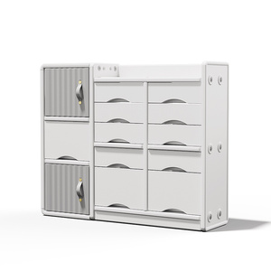 Armoires de rangement pour jouets pour bébés, organisateur pour adolescents, étagère à livres pour enfants, boîte de rangement en plastique, armoire pour enfants, meubles de garderie, placard pour enfants - Product Image 4