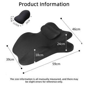 <span class=keywords><strong>Coussin</strong></span> ergonomique en mousse à mémoire de forme pour le soutien corporel, idéal pour dormir sur le ventre, soulagement de la colonne cervicale, thérapie physique - Product Image 6