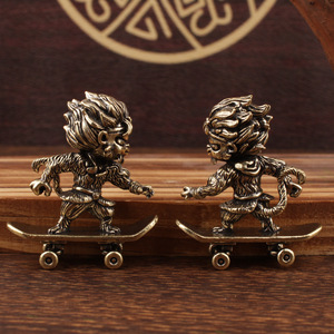   Figura Coleccionable de Latón de Wukong para Escritorio, Adorno, Juguete, Estatuilla - Product Image 3