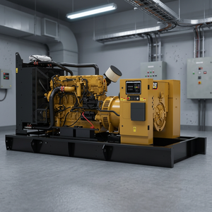 Générateur diesel Cat 1000 de type conteneur, démarrage automatique, télécommande, module numérique, fréquence 60Hz, tension nominale 24V, refroidissement par eau - Product Image 4