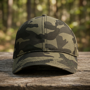 Casquette de baseball classique à 6 panneaux unisexe, style vintage sportif, imprimé camouflage, respirante, imperméable, avec fermeture snapback - Product Image 3