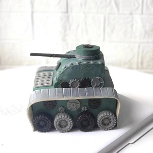 Silicone Mold Car Tire Gear Shape 4 Pieces DIY Cake Decoration Baking Tool - Product Image 3